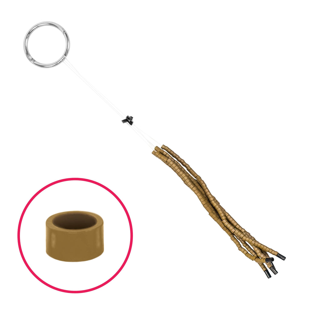 Micro-Lock Quick Change Extension Beads - Caramel