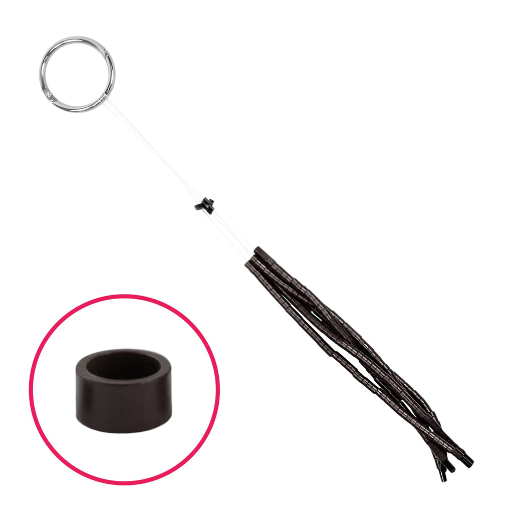 Micro-Lock Quick Change Extension Beads - Dark Chocolate
