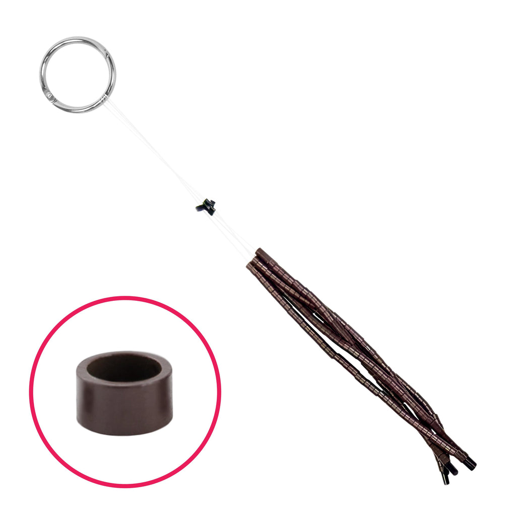 Micro-Lock Quick Change Extension Beads - Milk Chocolate