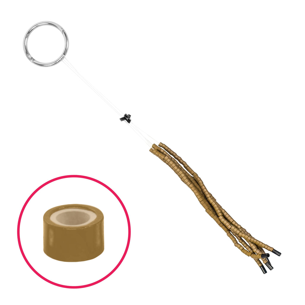 Silicone Quick Change Extension Beads - Caramel