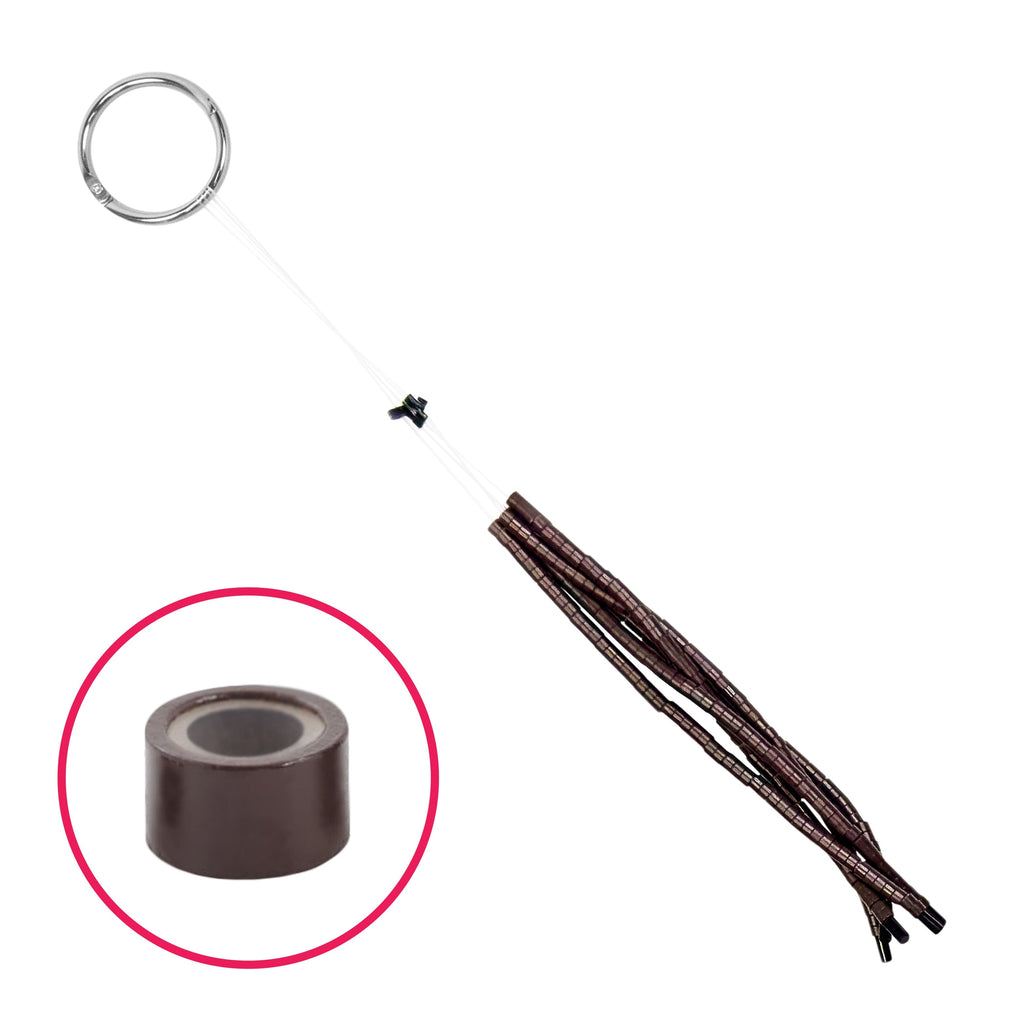 Silicone Quick Change Extension Beads - Milk Chocolate